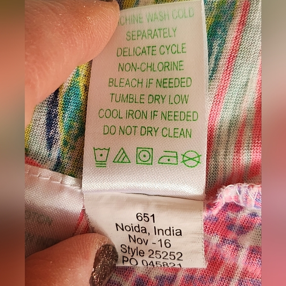 Lilly Pulitzer Bonita Swim Cover-Up Dress Cotton Size XS - Picture 5 of 7